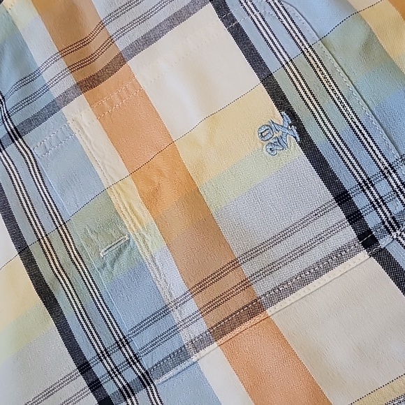 TwentyX Wrangler Mens Short Sleeve plaid Shirt Size XXL 100% cotton Spring Rodeo - Picture 10 of 11